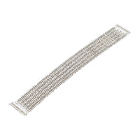 CHATEAU D'ARGENT Sterling Twisted Bar Link Bracelet