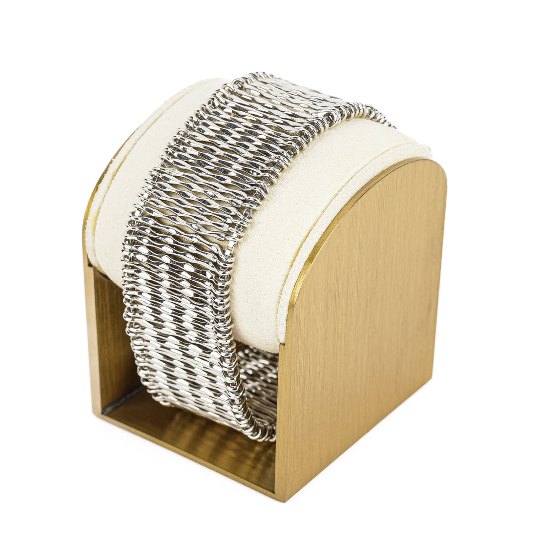 CHATEAU D'ARGENT Sterling Twisted Bar Link Bracelet