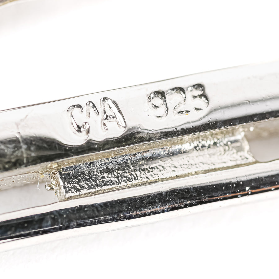 CHATEAU D'ARGENT Sterling Twisted Bar Link Bracelet