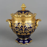 ROSENTHAL Pompadour Gold Cobalt Lidded Urn