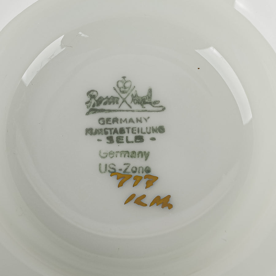 ROSENTHAL Pompadour Gold Cobalt Lidded Urn