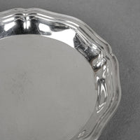 CHRISTOFLE Contours Silverplate Coasters Set Of 2