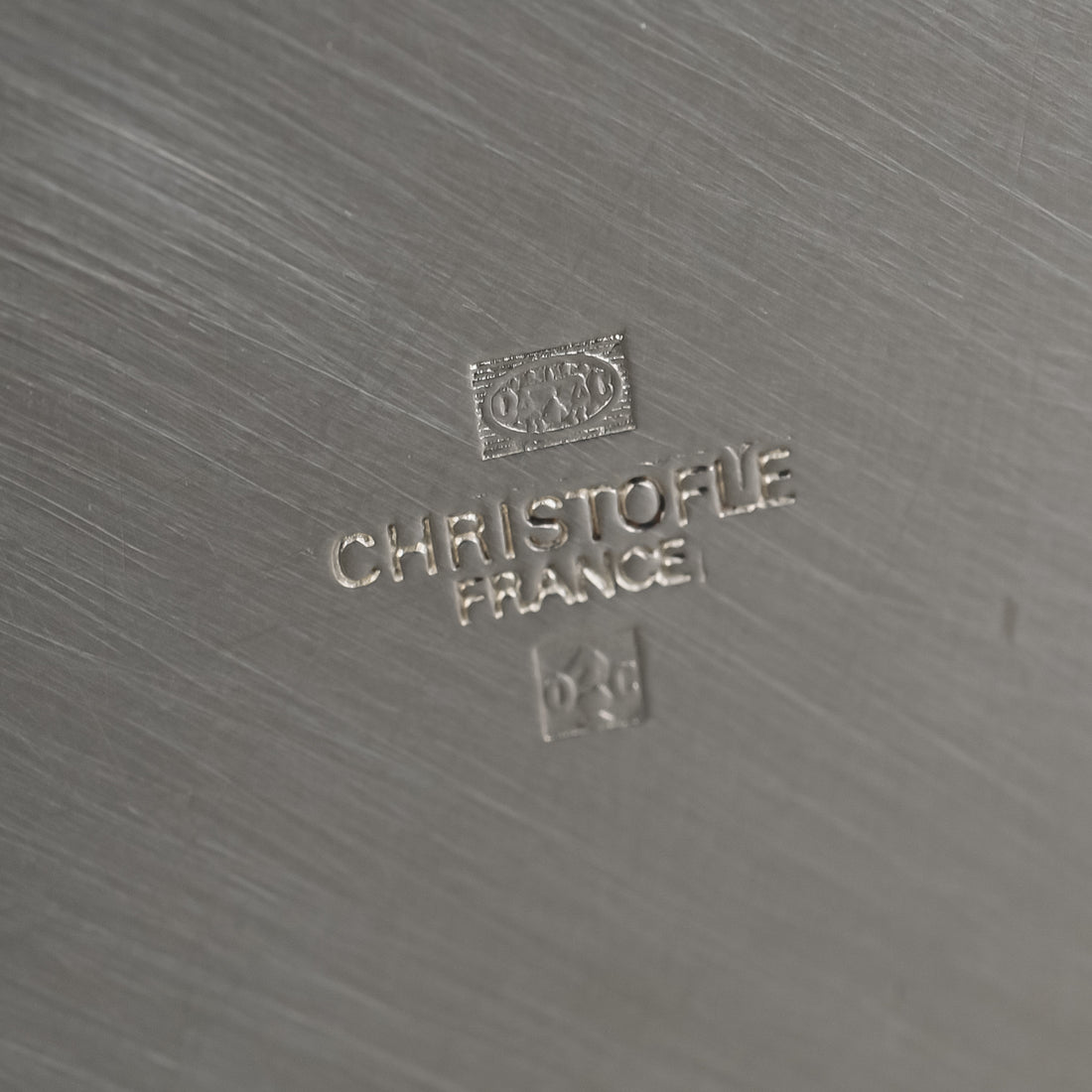 CHRISTOFLE Contours Silverplate Coasters Set Of 2