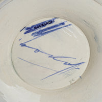 MOORCROFT Pansy Blue Ground Footed Vase