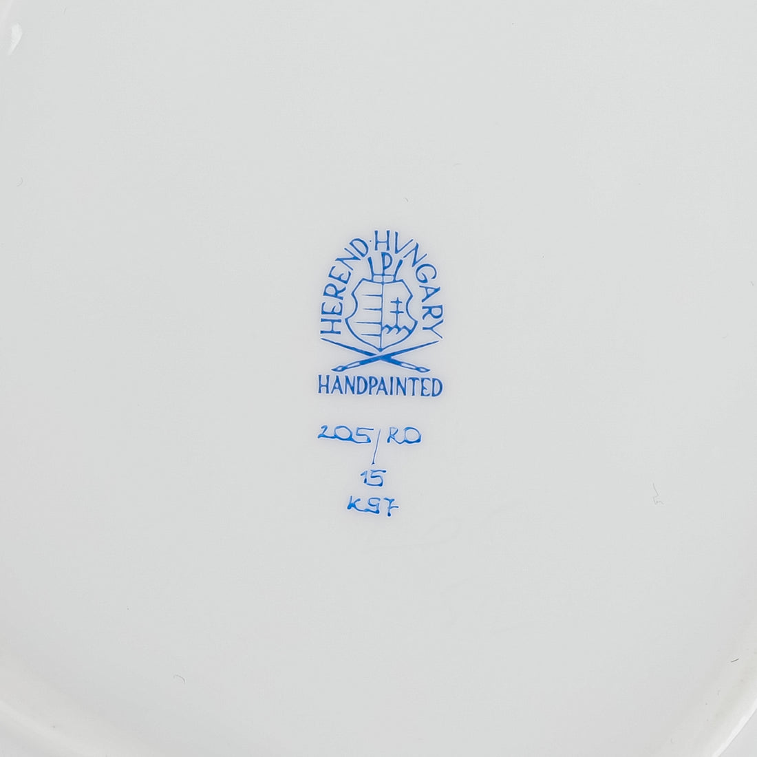 HEREND Rothschild Bird Leaf Dish
