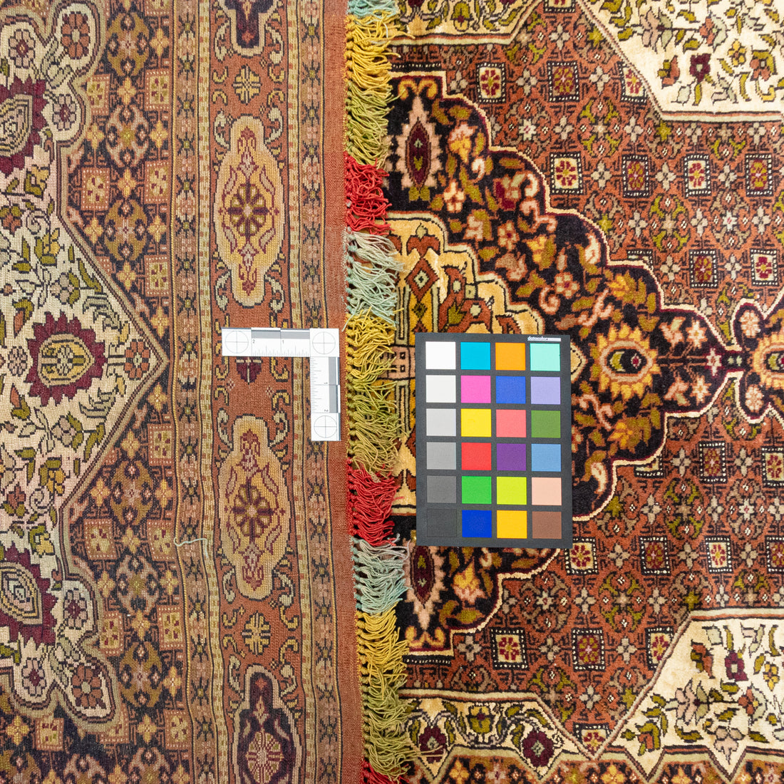 Hand Knotted Wool/Silk Baluchi Rug             65"x53"