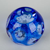 CAITHNESS Moonflower Celebration Art Glass Paperweight
