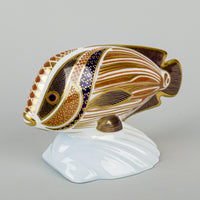 ROYAL CROWN DERBY Paperweight Tropical Fish Sweetlips