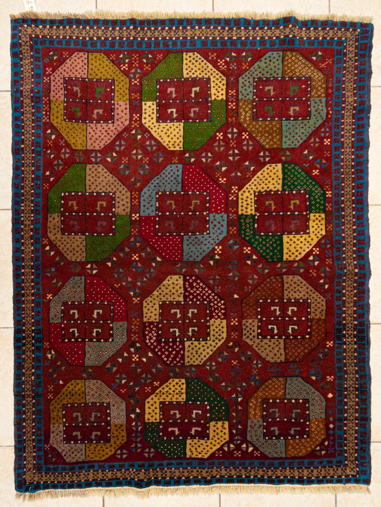 Gorean Rugs Hand Knotted Wool Ghoochan Persian Rug - Around The Block