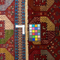 Hand Knotted Wool Ghoochan Persian Rug