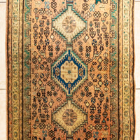 Hand Knotted Wool Ghashghaei Persian Runner