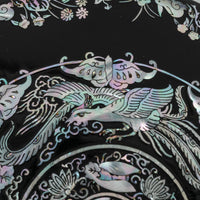Asian Lacquer And Mother-Of-Pearl Octagonal Covered Box