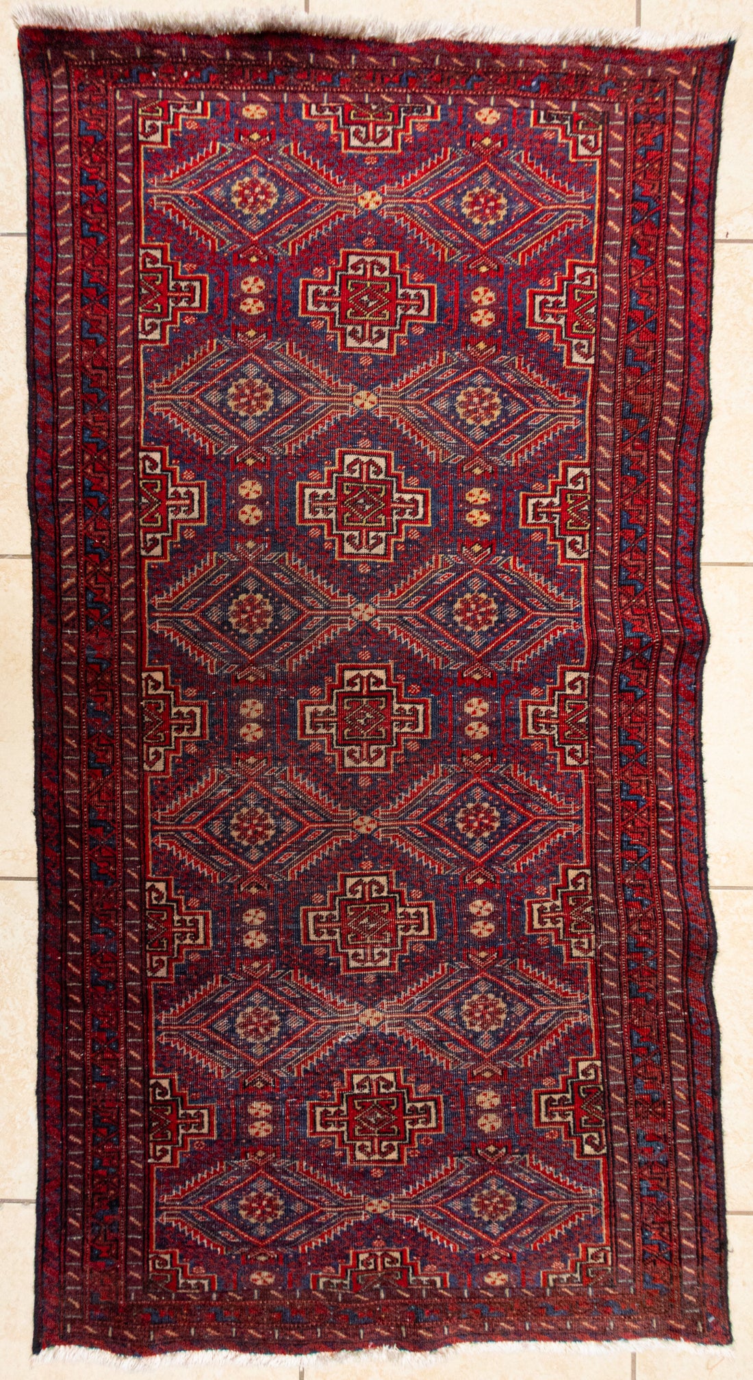 Hand Knotted Wool Baluch Style Rug