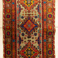 Hand Knotted Wool Kazak Style Rug          60"x30"