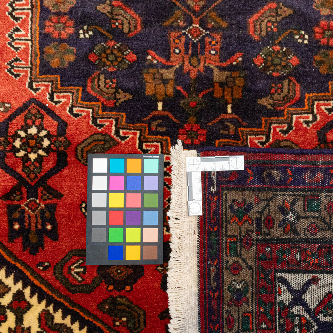 Hand Knotted Wool Zanjan Persian Rug-Single Fringe