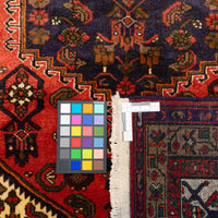 Hand Knotted Wool Zanjan Persian Rug-Single Fringe