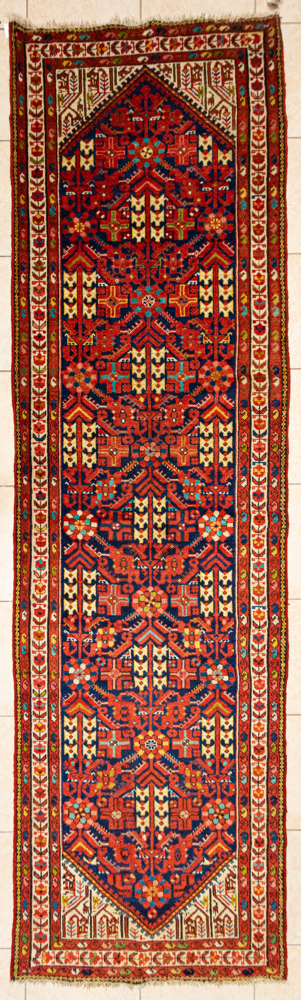 Hand Knotted Wool Malayer Persian Runner