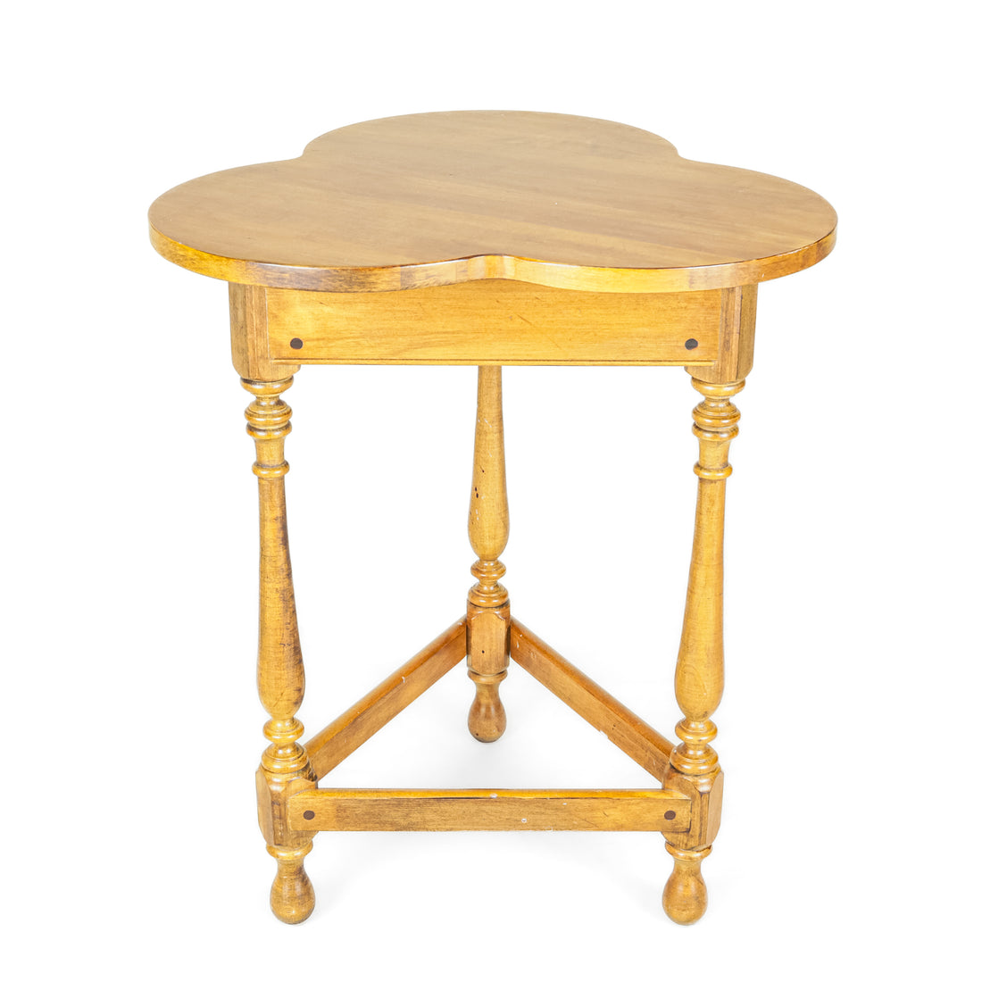 ETHAN ALLEN Maple Tri-lobe End Table