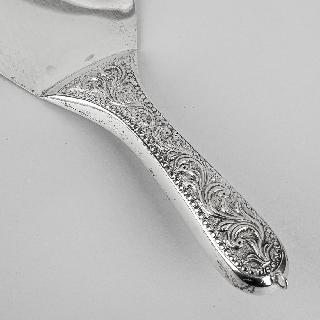 India Sterling Silver Rice Panja Spoon