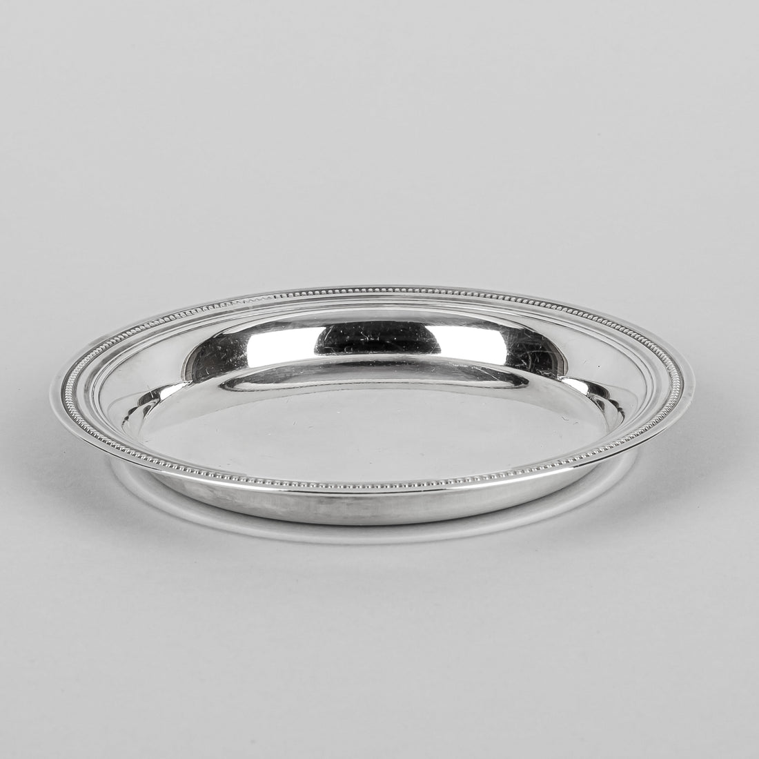 CHRISTOFLE Perles Silver Plate Wine Bottle Coaster