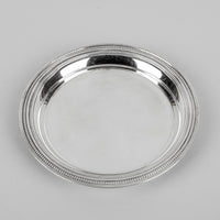 CHRISTOFLE Perles Silver Plate Wine Bottle Coaster