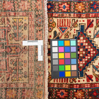 Hand Knotted Wool Heriz Persian Runner