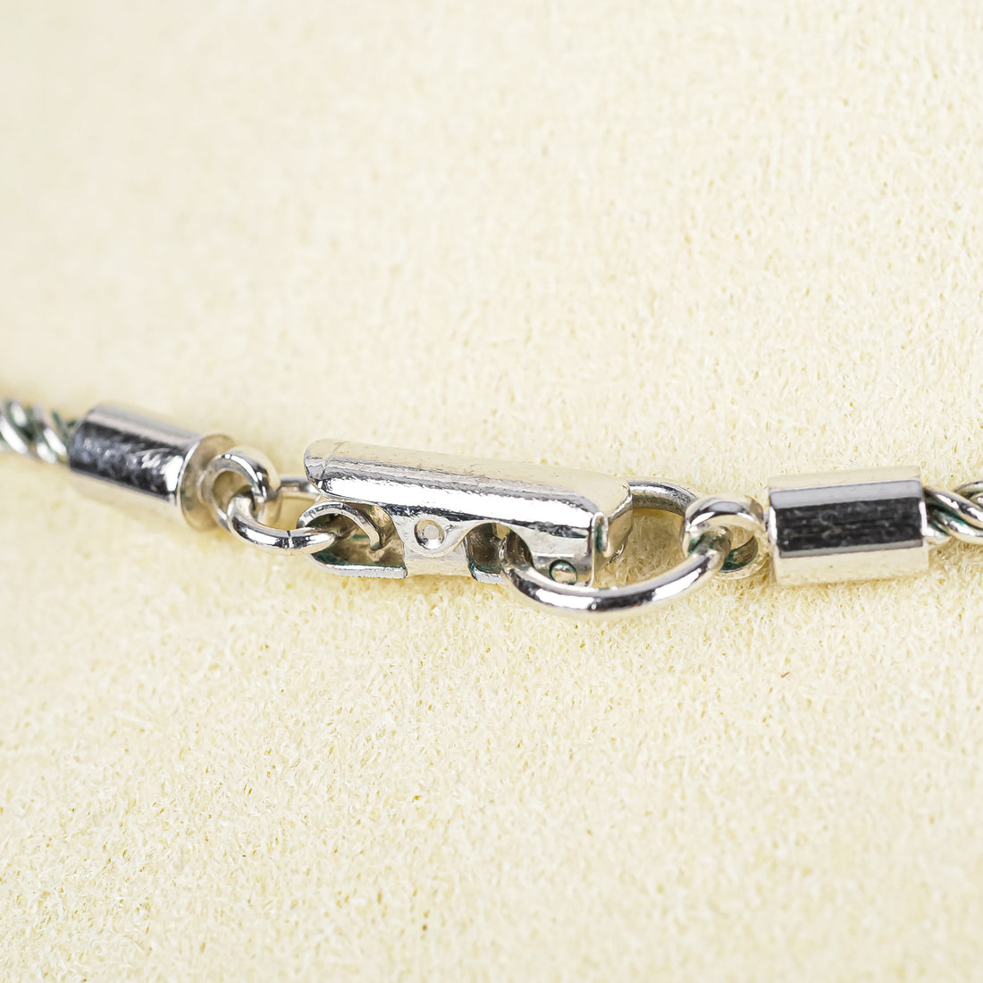 SWAROVSKI Silver-Tone Cable And Clear Cubic Zirconia Cross Pendant Necklace