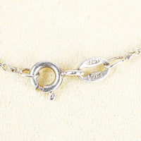 BVLGARI Vintage Sterling Silver With Black Onyx Disc Pendant Necklace