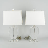 ROBERT ABBEY Artemis Lamps With Dupioni Shades Set of 2
