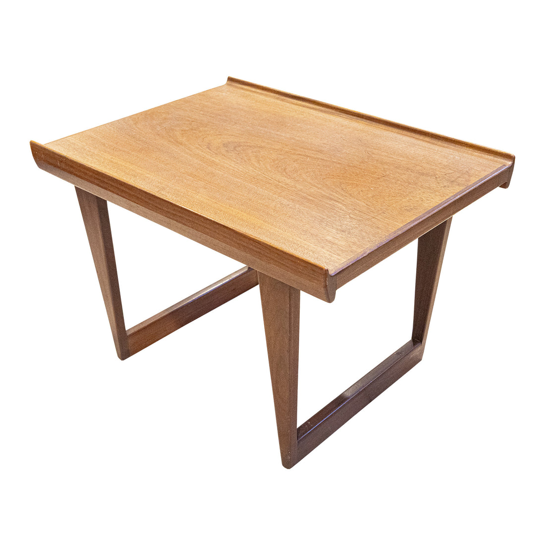 LOVIG Vintage Teak End Table