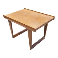 LOVIG Vintage Teak End Table