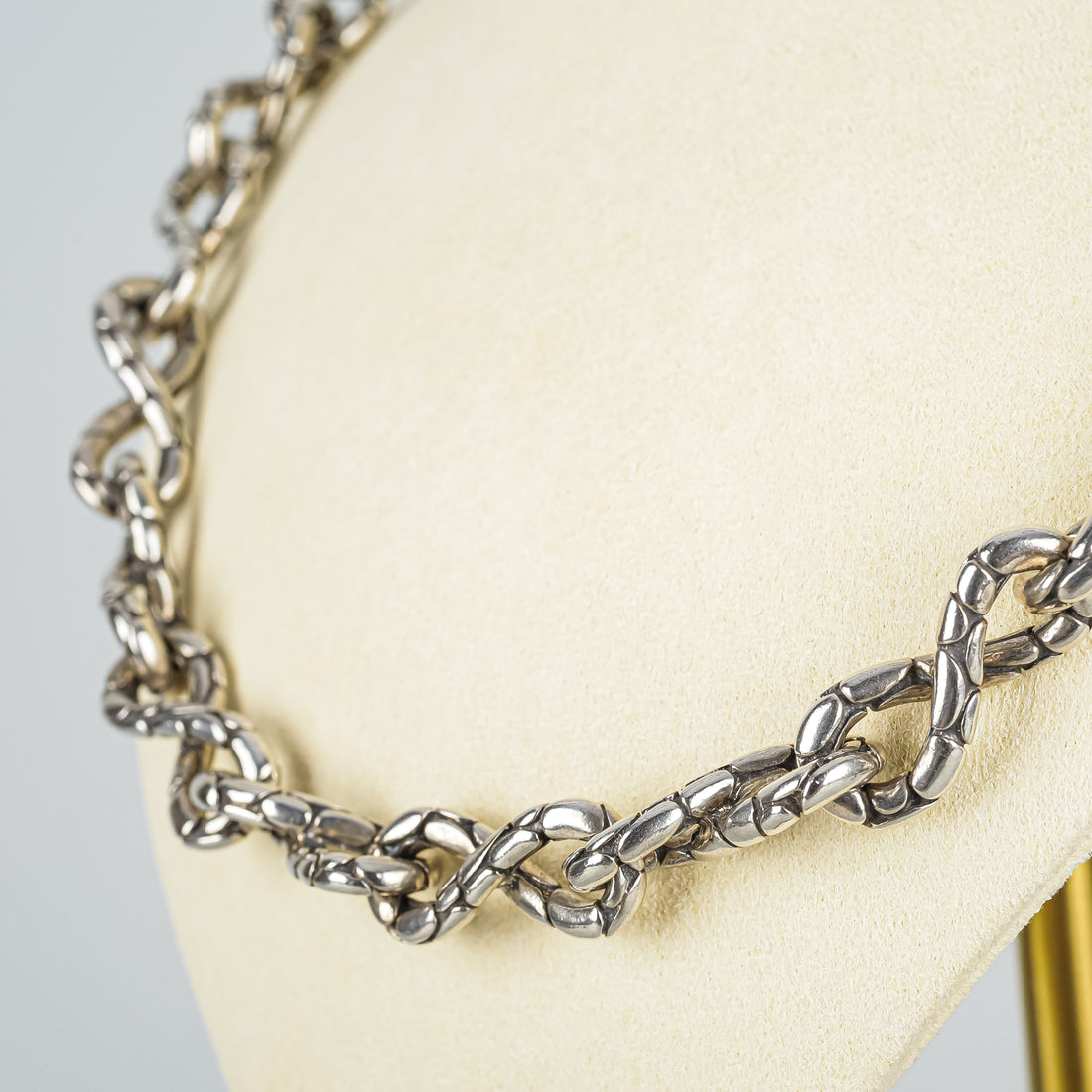 JOHN HARDY Sterling Kali Pebble Infinity Necklace