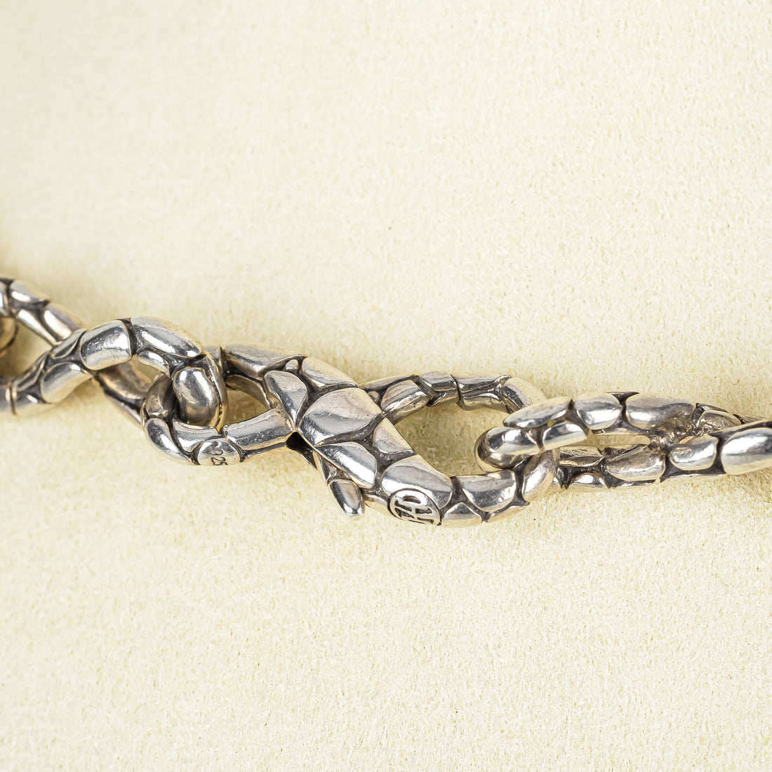 JOHN HARDY Sterling Kali Pebble Infinity Necklace