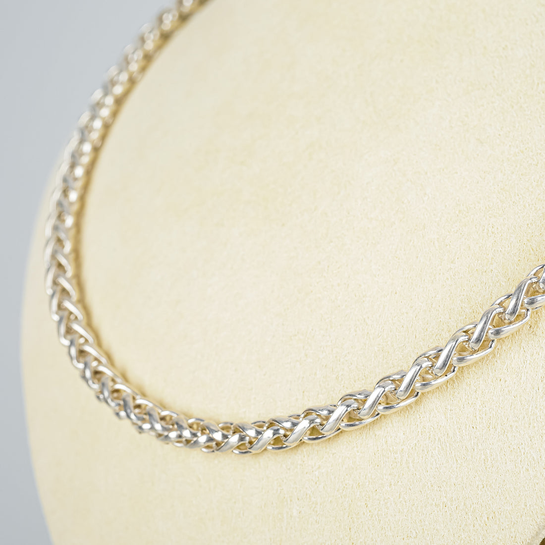 JOSEPH ESPOSITO Sterling Wheat Syle Chain Necklace