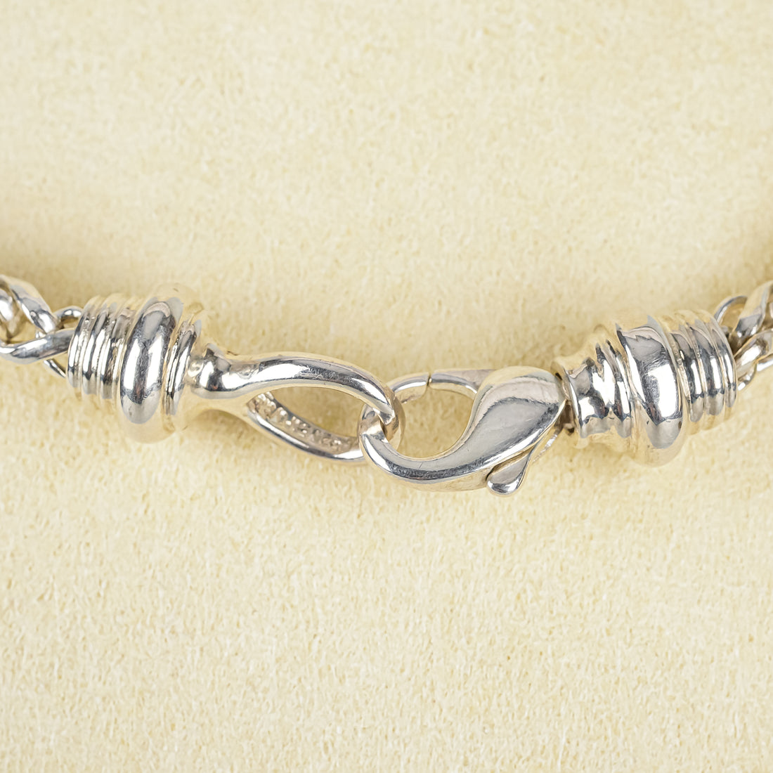 JOSEPH ESPOSITO Sterling Wheat Syle Chain Necklace