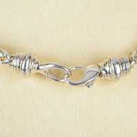 JOSEPH ESPOSITO Sterling Wheat Syle Chain Necklace