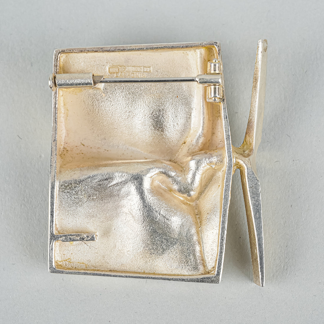 LAPPONIA Vintage Sterling Modernist Pendant Brooch