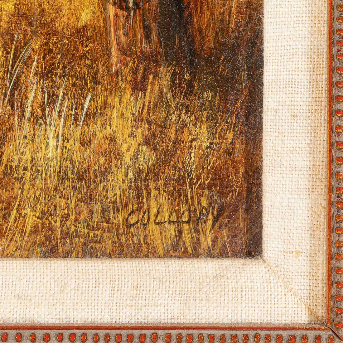 Richad K. Collopy(American 1942-2015) Meadow W/Hunter & Dog