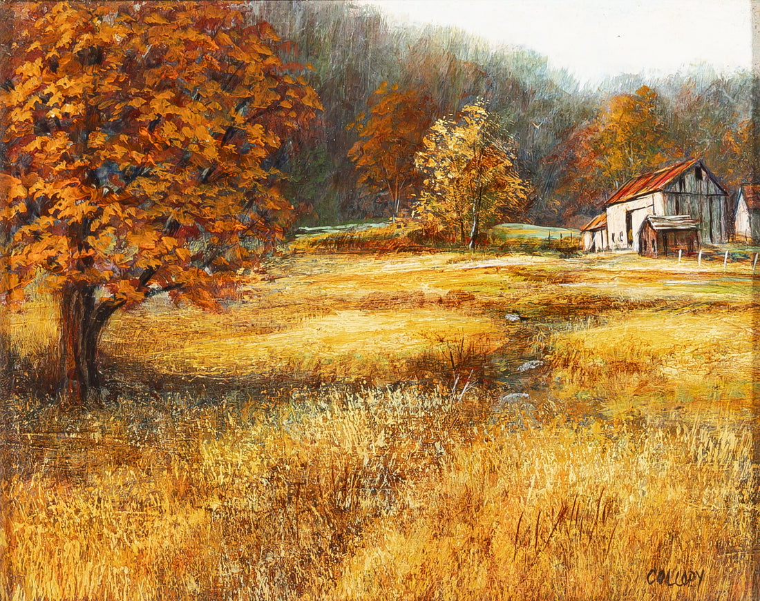 Richad K. Collopy (American 1942-2015) Landscape W/Barn
