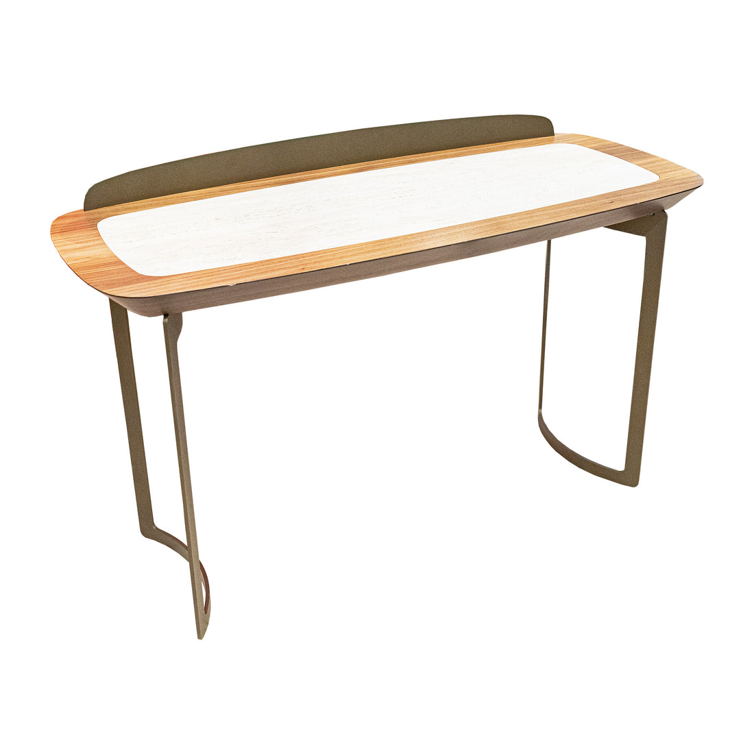 EFORMA Icon Walnut & Travertine Desk