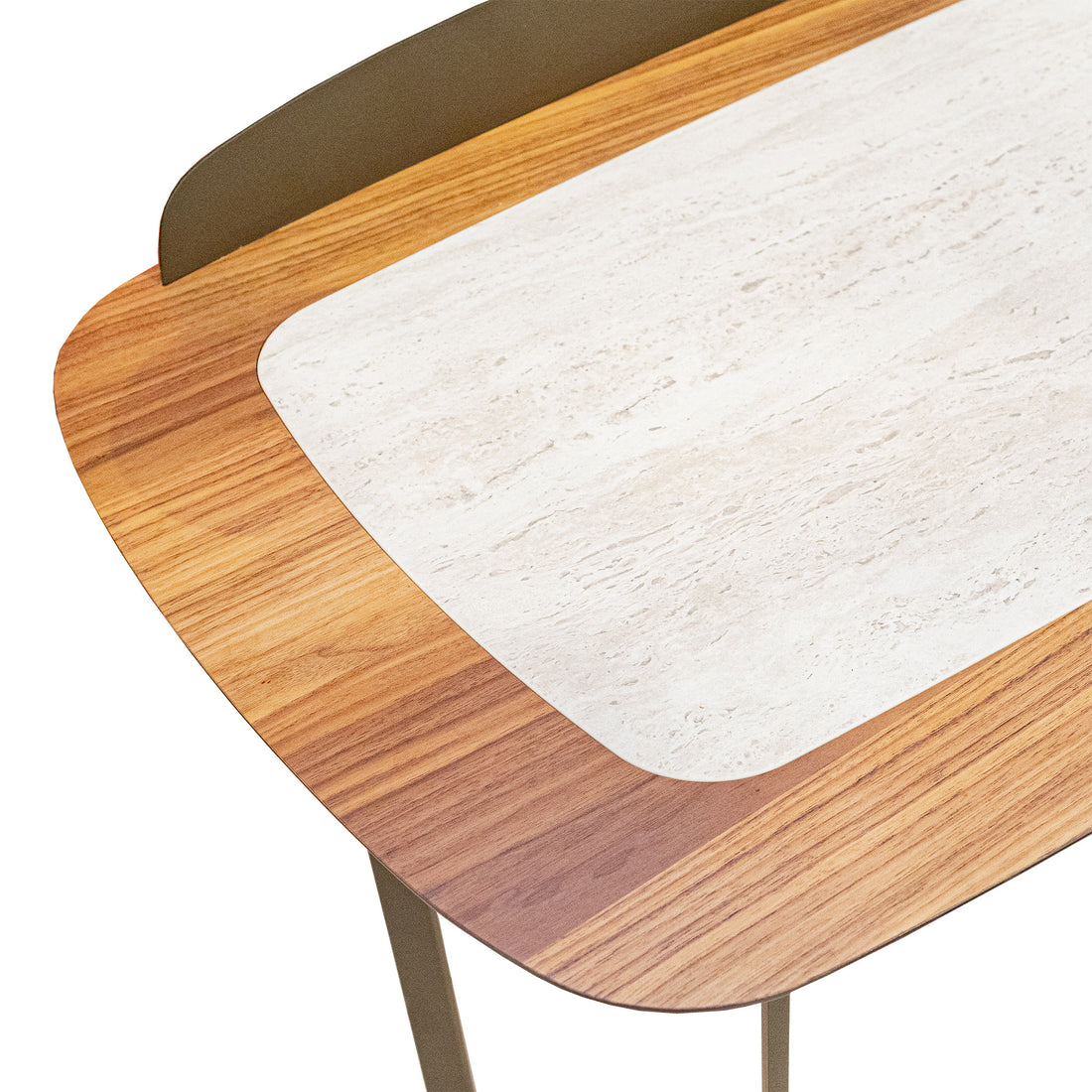 EFORMA Icon Walnut & Travertine Desk
