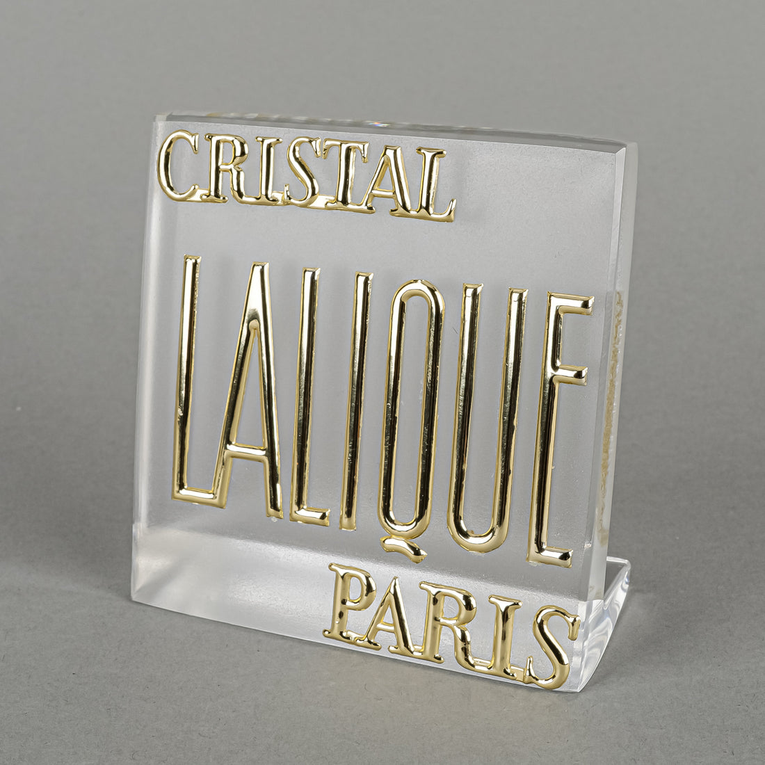 LALIQUE Display Sign Plaque