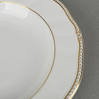 WEDGWOOD Crown Gold Soup Plates Set Of 8