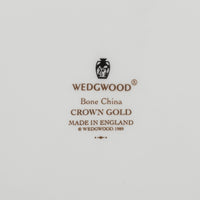 WEDGWOOD Crown Gold Soup Plates Set Of 8