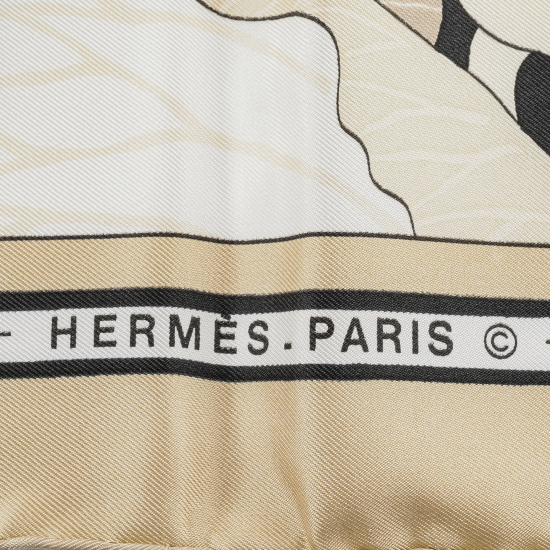 HERMES Silk Scarf 90- Fleur de Lotus