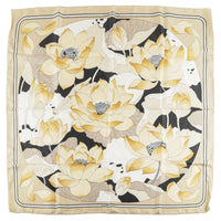 HERMES Silk Scarf 90- Fleur de Lotus