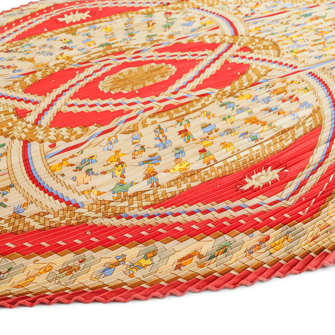 HERMES Plisse Silk Scarf - Donner La Main