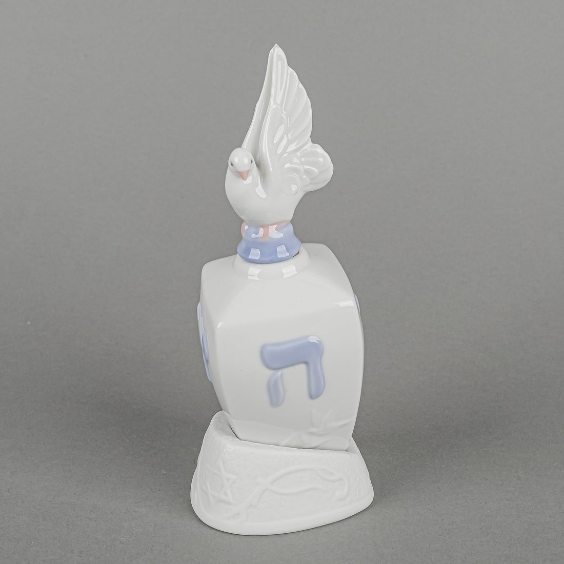 LLADRO Figurine Dreidel With Dove & Stand 6678