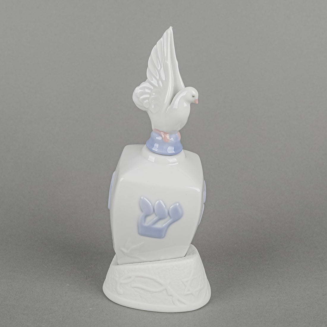 LLADRO Figurine Dreidel With Dove & Stand 6678