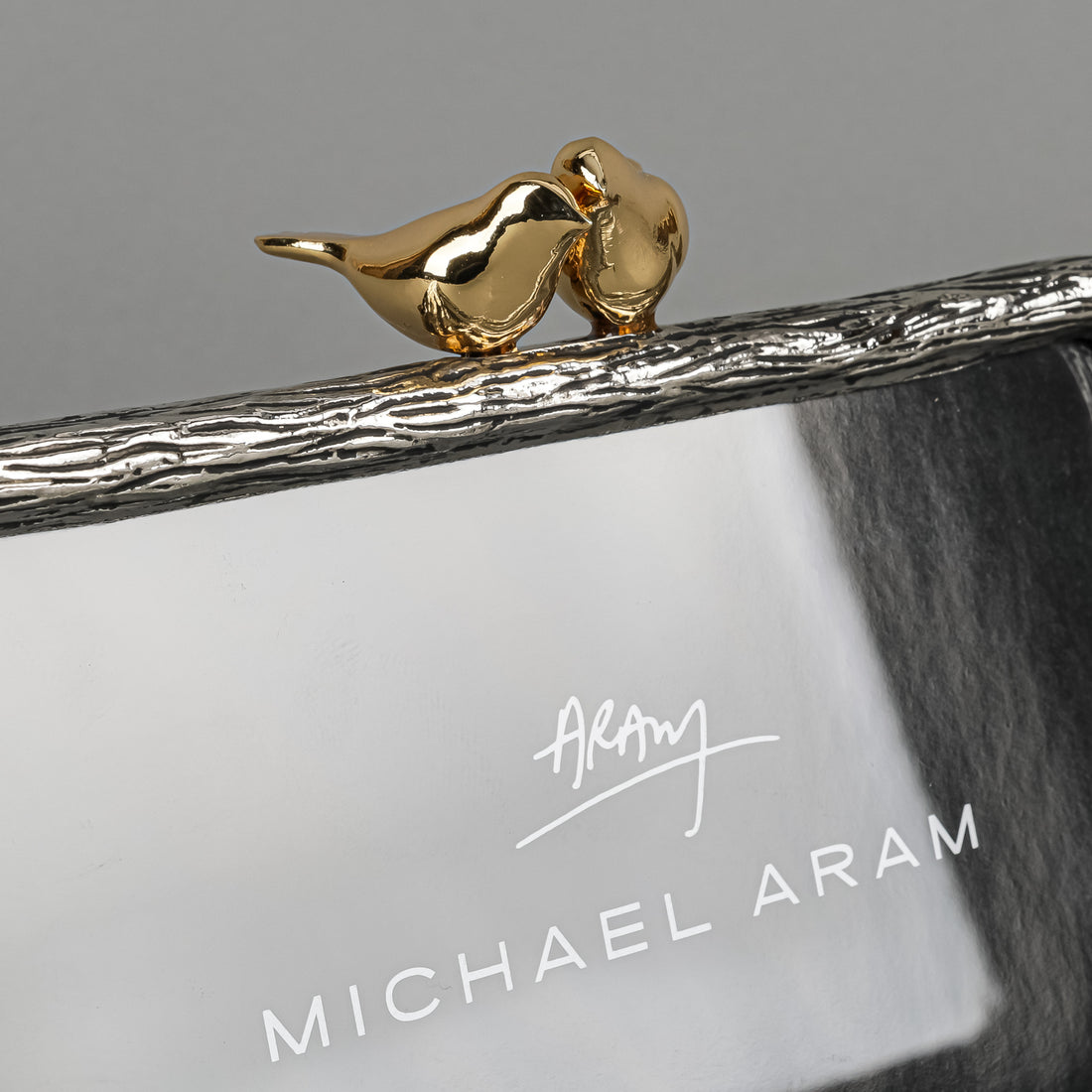 MICHAEL ARAM Lovebirds 4x6 Photo Frame